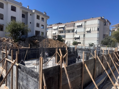 Barış Apartmanı Dolguya Hazırlık Aşaması