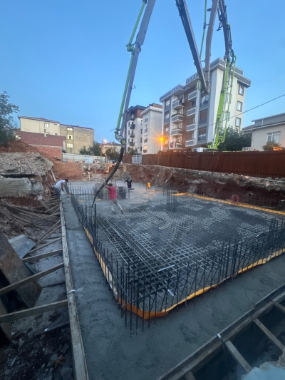 Metro Kent Evleri Temel Betonu