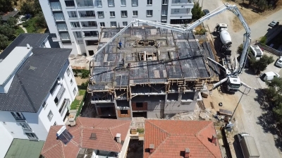 İskele Evleri Temmuz Ayı Beton Dökümü ve Drone Görüntüsü