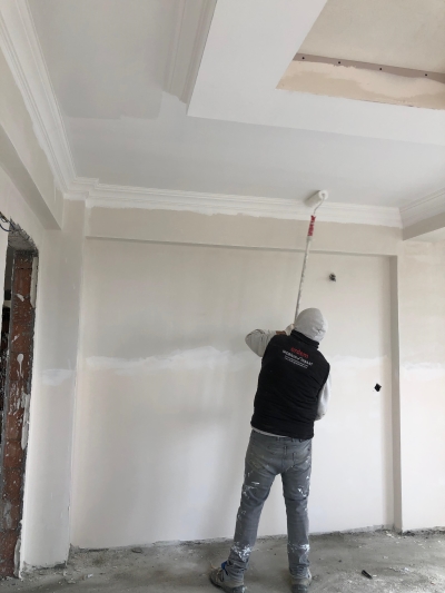 İskele Evleri - Tavan Boyama İşlemleri