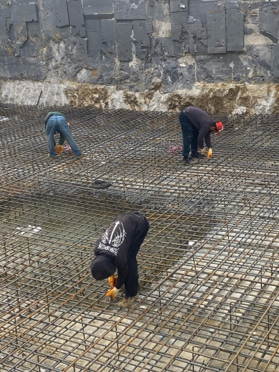 Sosyete Evleri Temel Demir Döşemesi