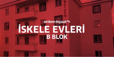 Erdem İnşaat Kazım Kaya(İSKELE ELERİ) Projesi B Blok