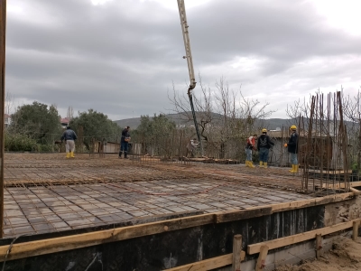 Liman Kent Evleri Zemin Kat Tabliye Beton