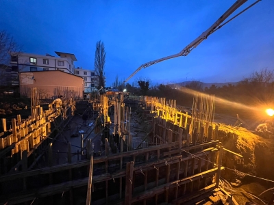 Marin Park Bodrum Kat Beton Dökümü